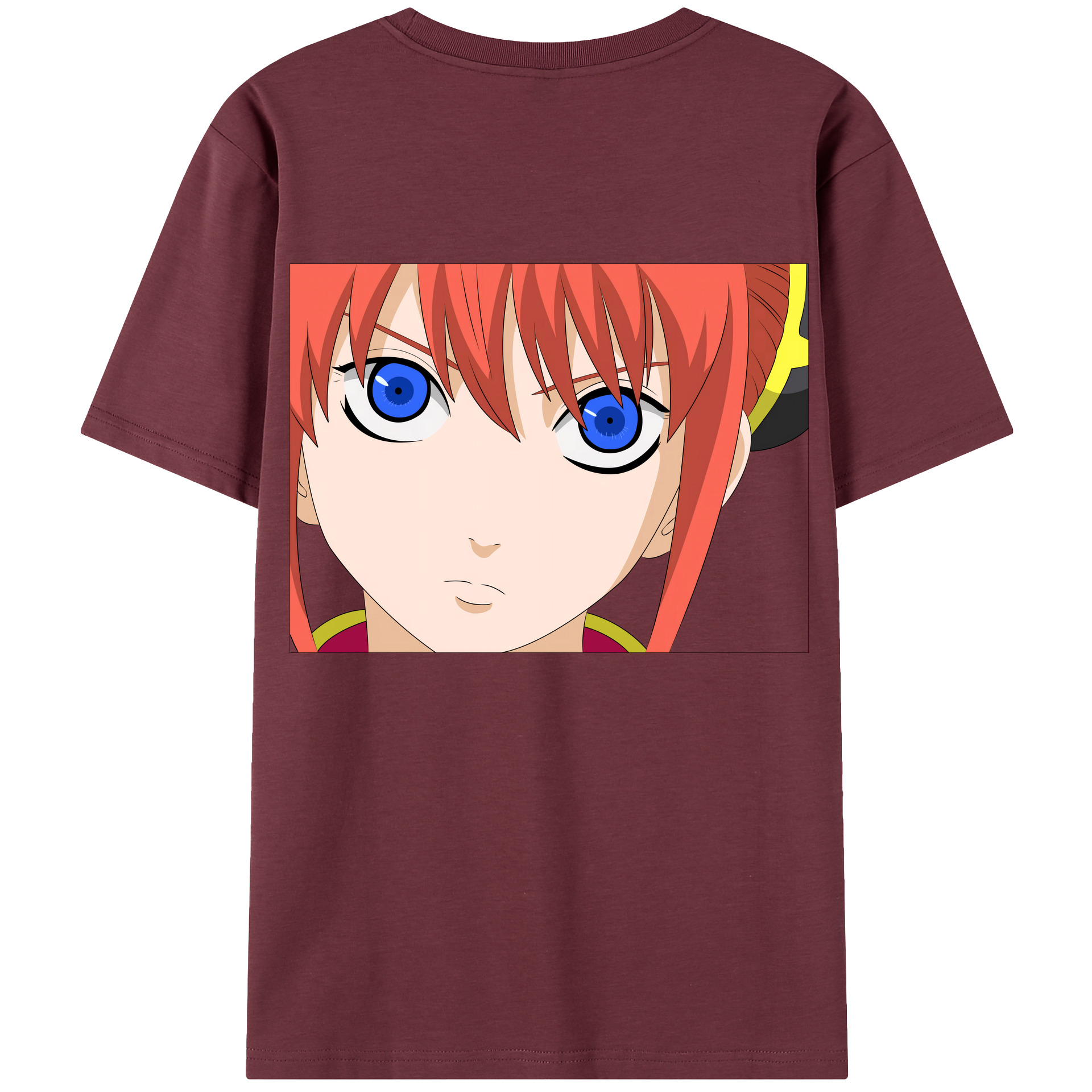 （画像用） ぎんたま 坂田銀時（さかたぎんとき） 神楽 志村新八（しむら しんぱち） GINTAMA Sakata Gintoki Kagura Shimura Shinpachi 綿100％半袖Tシャツ（背面プリント）